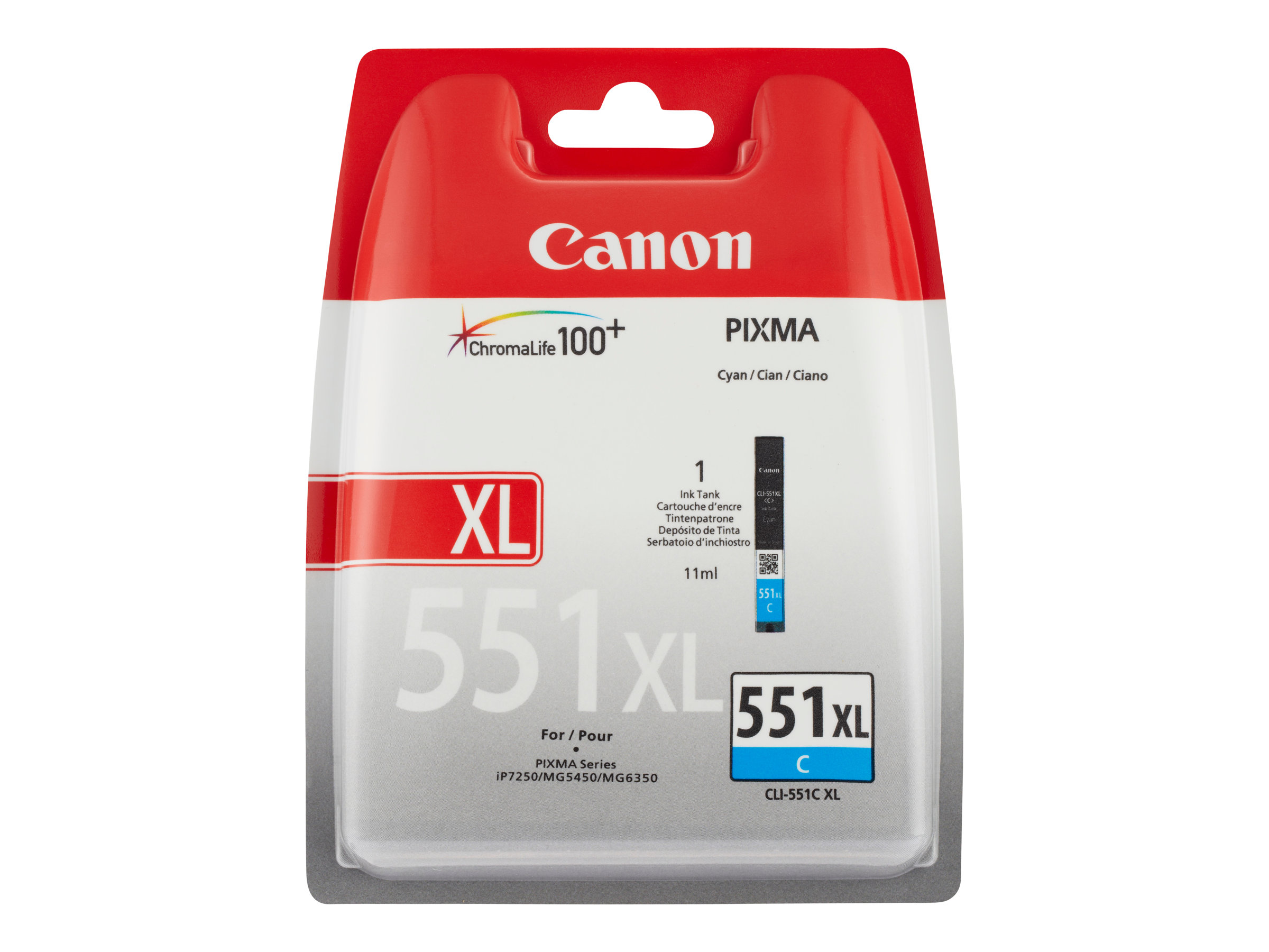 Canon CLI-551C XL - 11 ml - Hohe Ergiebigkeit - Cyan - Original - Tintenbehlter
