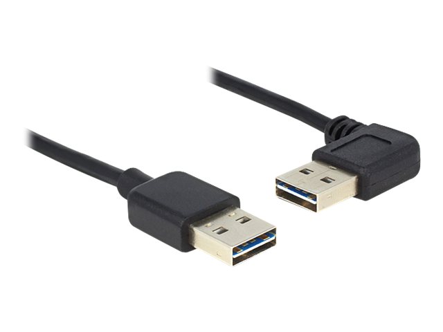 Delock EASY-USB - USB-Kabel - USB (M) zu USB (M) - USB 2.0 - 3 m - 90 Stecker