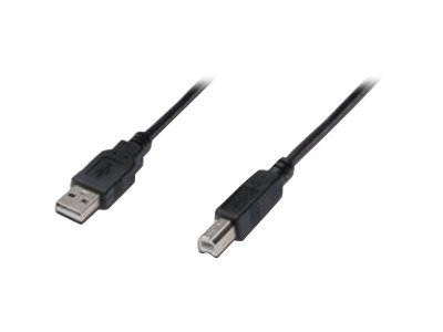 ASSMANN - USB-Kabel - USB (M) zu USB Typ B (M) - USB 2.0 - 5 m - Schwarz