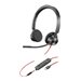 Poly Blackwire 3325 - Blackwire 3300 series - Headset - On-Ear - kabelgebunden - 3,5 mm Stecker, USB-C