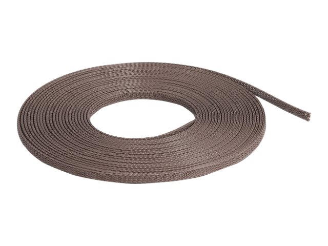 Delock - Kabelmanagement-Tlle - 3 mm, braided, rodent resistant, stretchable - 3 m - braun