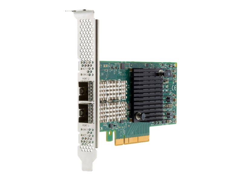 HPE MCX512F-ACHT - Netzwerkadapter - PCIe 3.0 x16 - 10Gb Ethernet / 25Gb Ethernet SFP28 x 2 - fr ProLiant DL20 Gen10, DL325 Gen