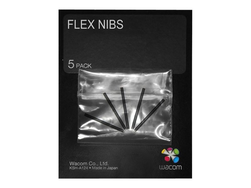Wacom Flex Pen Nibs for Intuos4 - Digitale Stiftspitze (Packung mit 5) - für Intuos4 Large, Medium, Small, Wireless, X-Large