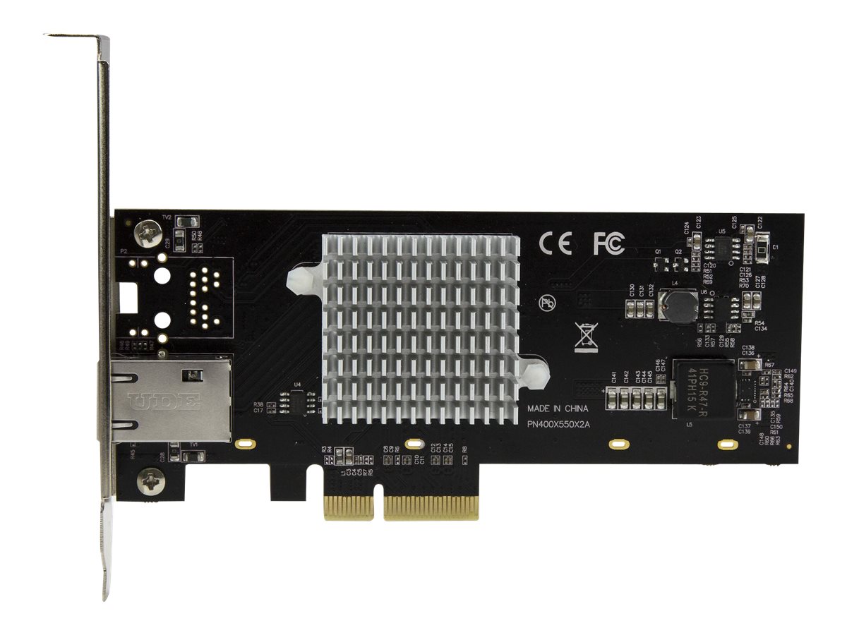StarTech.com 1 Port 10G Ethernet PCI Express Netzwerkkarte - 10GbE NIC mit Intel X550-AT Chip - 10GBase-T / NBASE-T Compliant - 