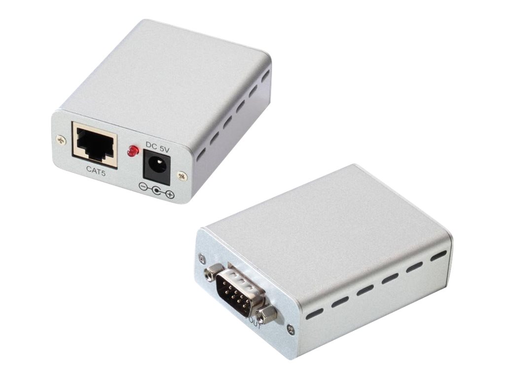 LINDY RS-232 Serial Extender over CAT5 (Transmitter and Receiver units) - Serielle Anschlusserweiterung - RS-232 - über CAT 5 - 