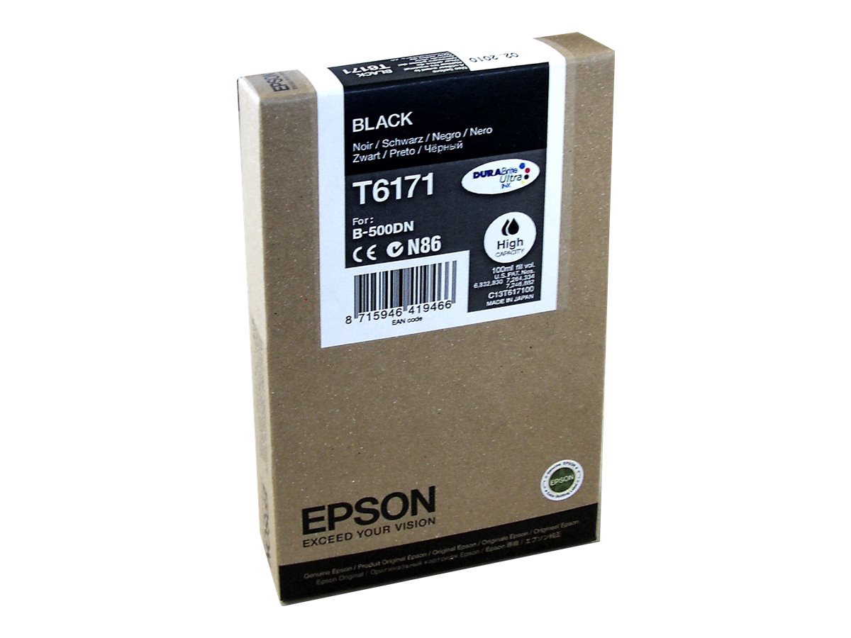 Epson T6171 - 100 ml - mit hoher Kapazitt - Schwarz - original - Tintenpatrone