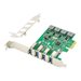 DIGITUS DS-30226 - USB-Adapter - PCIe Low-Profile - USB 3.0 x 4