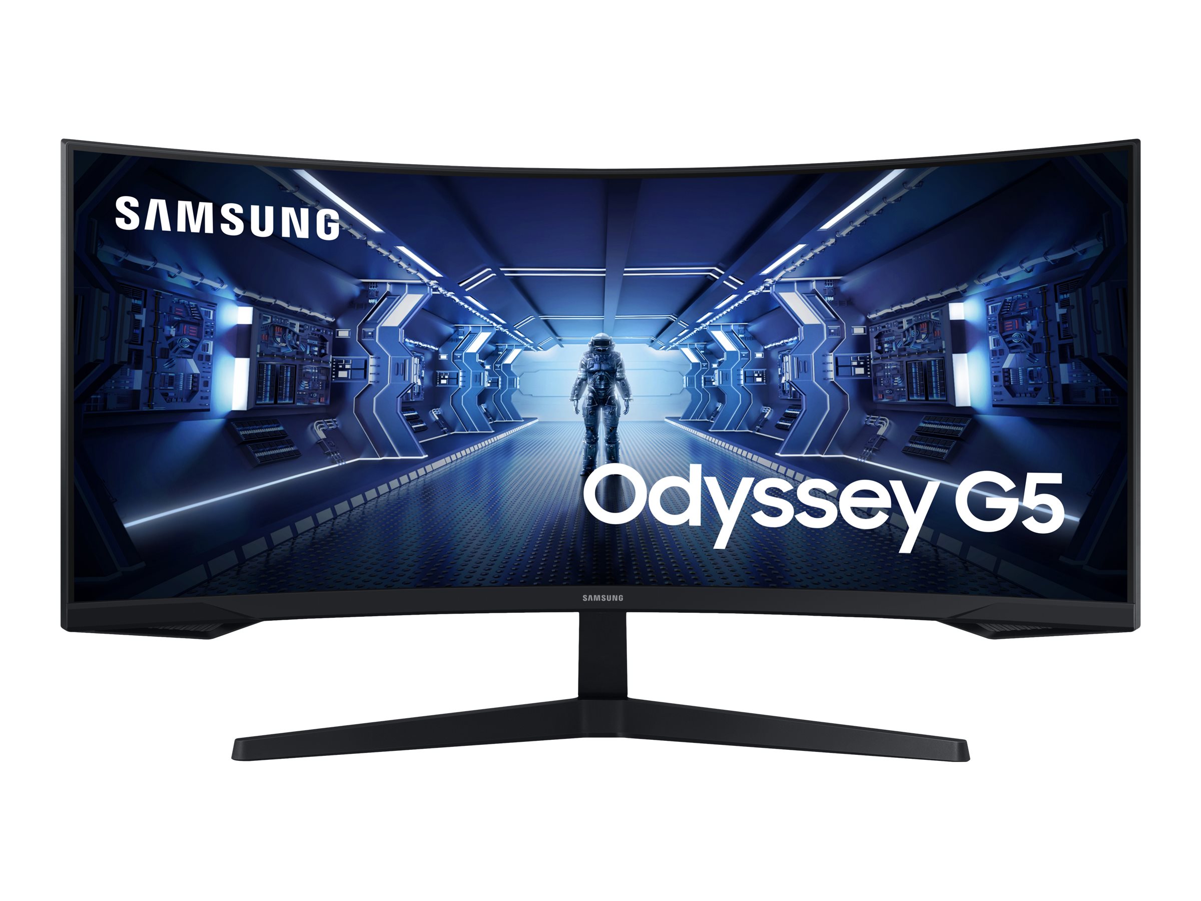 Samsung Odyssey G5 C34G55TWWP - G55T Series - LED-Monitor - Gaming - gebogen - 86 cm (34