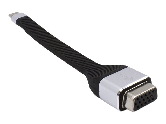 i-Tec USB-C Flat VGA Adapter - Externer Videoadapter - USB-C 3.1 - VGA - Schwarz