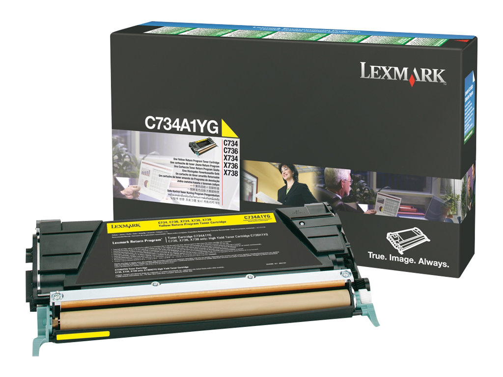 Lexmark - Gelb - Original - Tonerpatrone LCCP, LRP - fr Lexmark C734, C736, X734, X736, X738