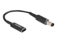 Delock - Netzteil - 24 pin USB-C (W) zu Gleichstromstecker 7,4 x 5,0 mm (M) - 19.5 V - 3 A - 15 cm