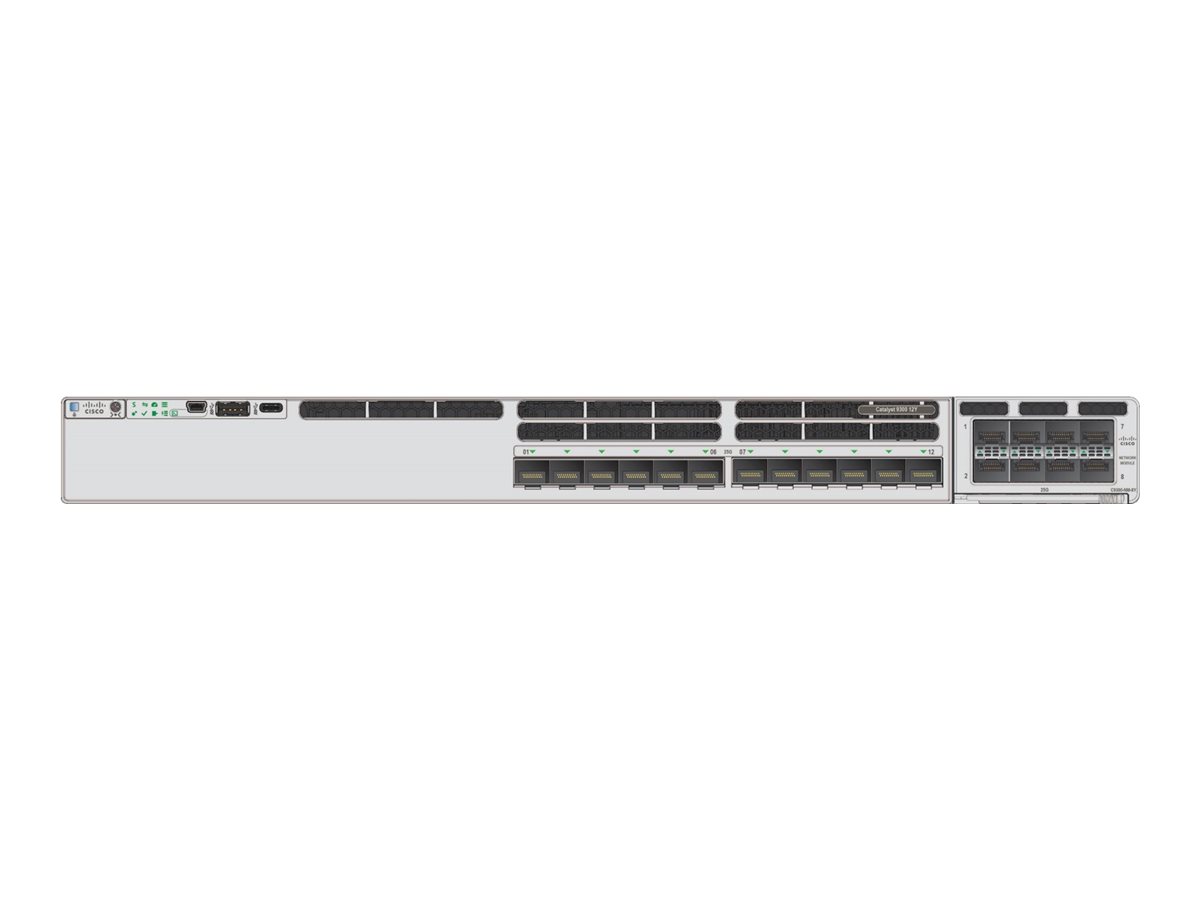 Cisco Catalyst 9300X - Network Essentials - Switch - L3 - managed - 12 x 1/10/25 Gigabit SFP28