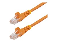StarTech.com 0,5m Cat5e Ethernet Netzwerkkabel Snagless mit RJ45 - Cat 5e UTP Kabel - Orange - Patch-Kabel - RJ-45 (M) zu RJ-45 