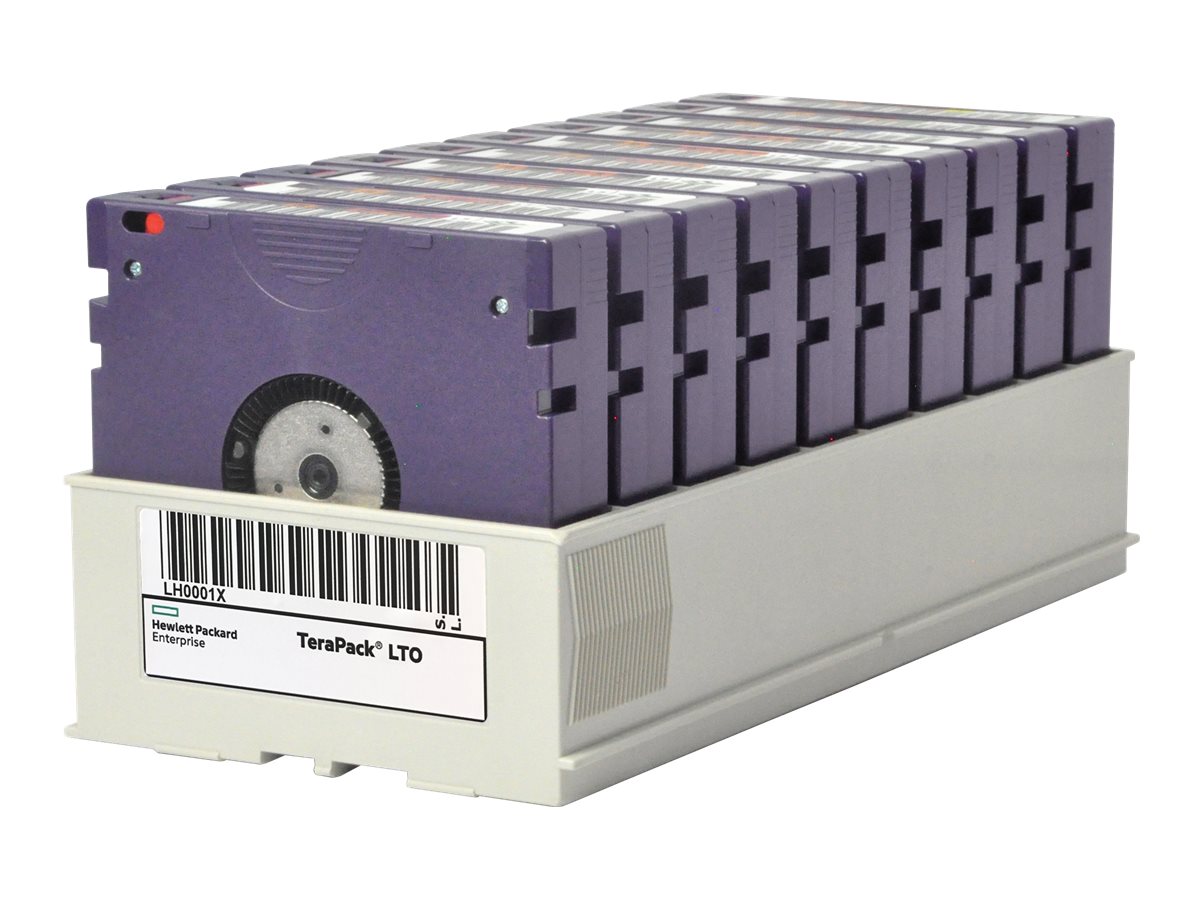 HPE Ultrium Type M RW Non Custom Labeled Data Cartridge - 10 x LTO Ultrium 8 - 9 TB / 22.5 TB - Mit Strichcodeetikett - Slate Bl