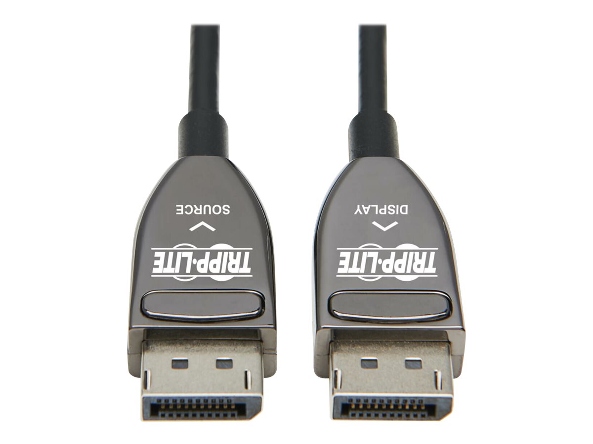 Tripp Lite DisplayPort Active Optical Cable (AOC) - UHD 8K 60 Hz, HDR, CL3 Rated, Black, 25 m (82 ft.) - DisplayPort-Kabel - Dis