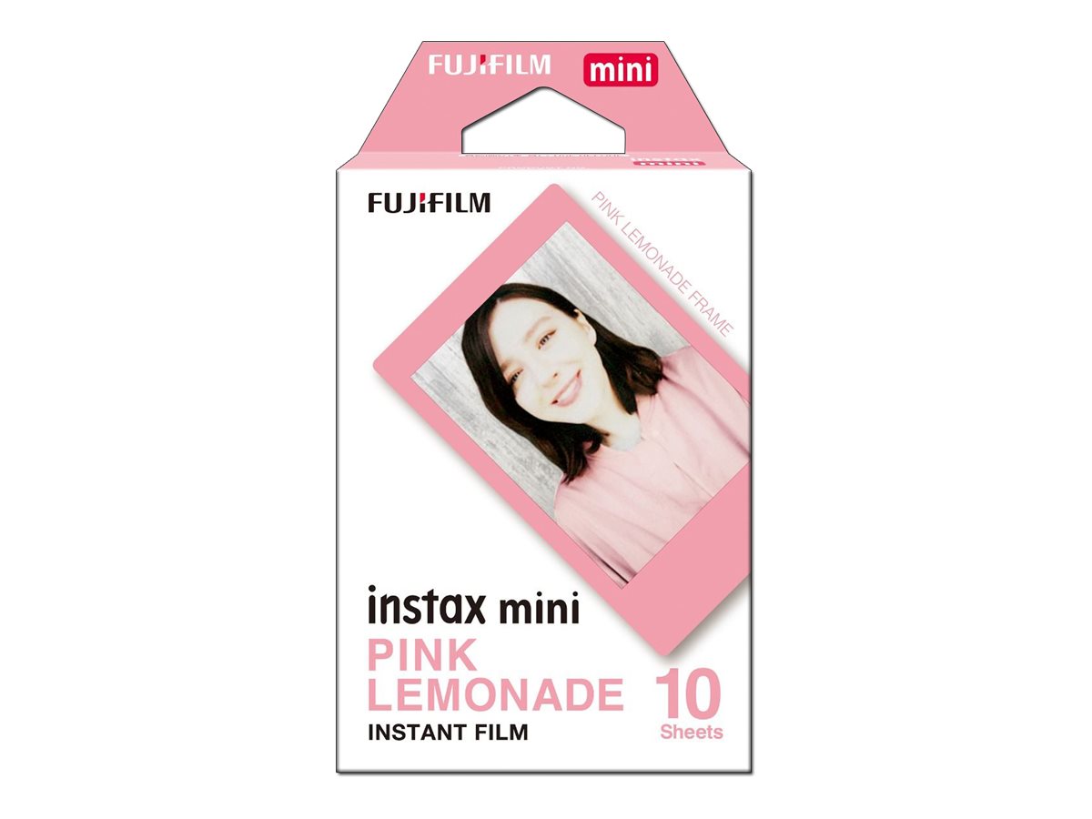 Fujifilm Instax Mini Pink Lemonade - Instant-Farbfilm - instax mini - ISO 800 - 10 Belichtungen