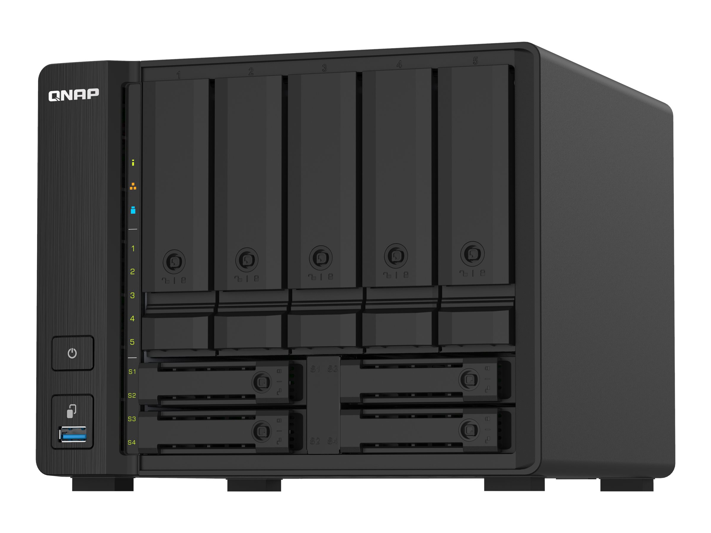 QNAP TS-932PX - NAS-Server - 9 Schchte - SATA 6Gb/s - RAID RAID 0, 1, 5, 6, 10, 50, JBOD, 5 Hot Ersatzteil, 6 Hot Ersatzteil, 6