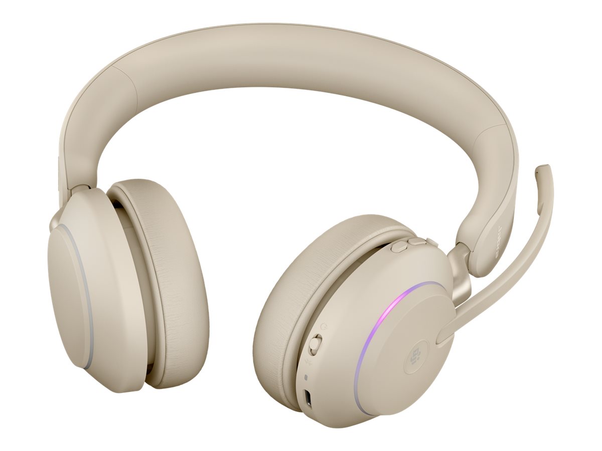Jabra Evolve2 65 MS Stereo - Headset - On-Ear - Bluetooth - kabellos - USB-C