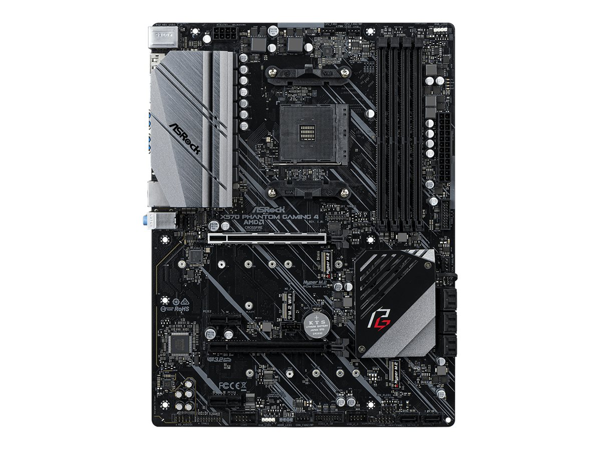 ASRock X570 Phantom Gaming 4 - Motherboard - ATX - Socket AM4 - AMD X570 Chipsatz - USB 3.2 Gen 1, USB 3.2 Gen 2