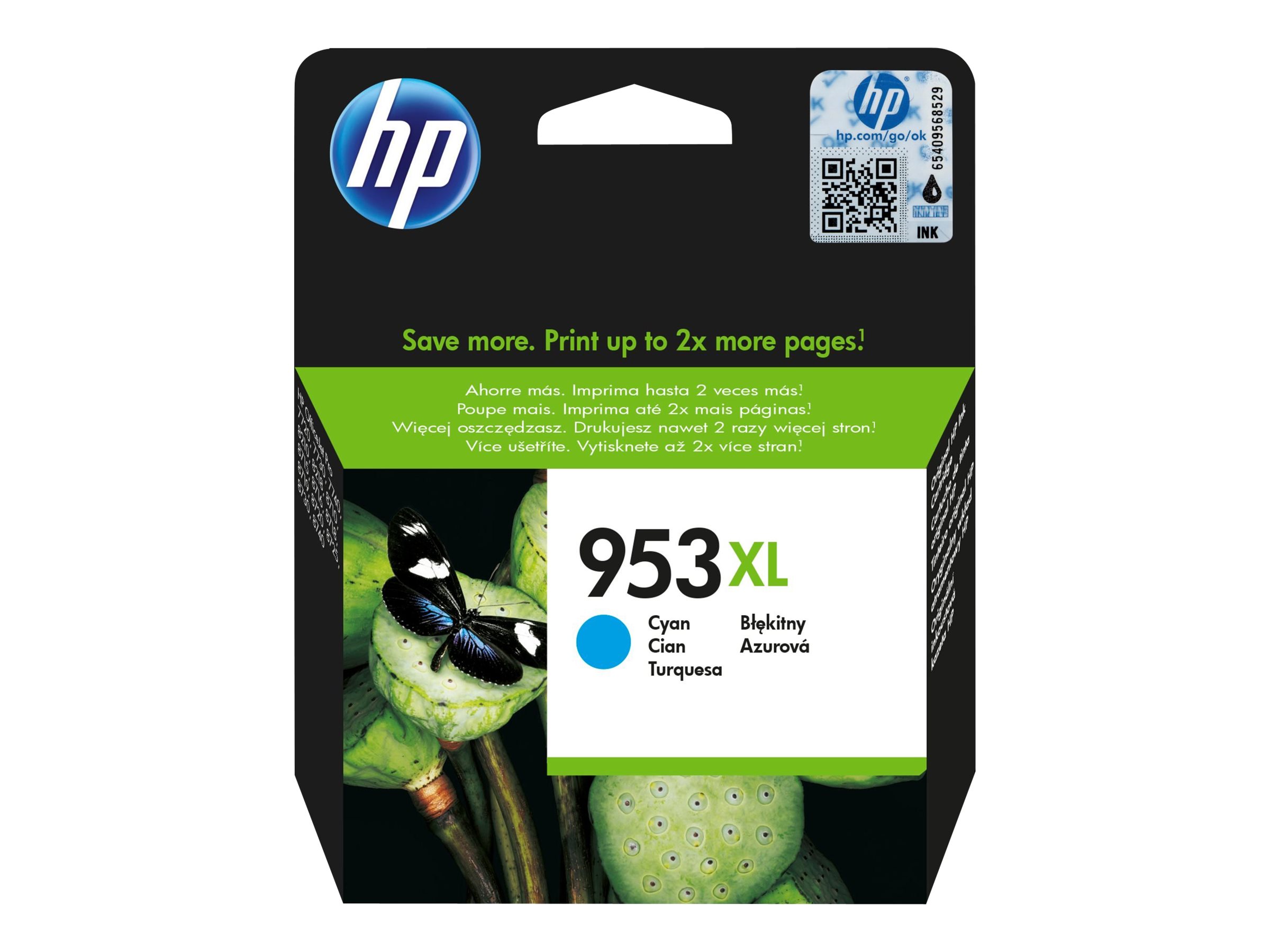HP 953XL - 18 ml - Hohe Ergiebigkeit - Cyan - original - Hngebox