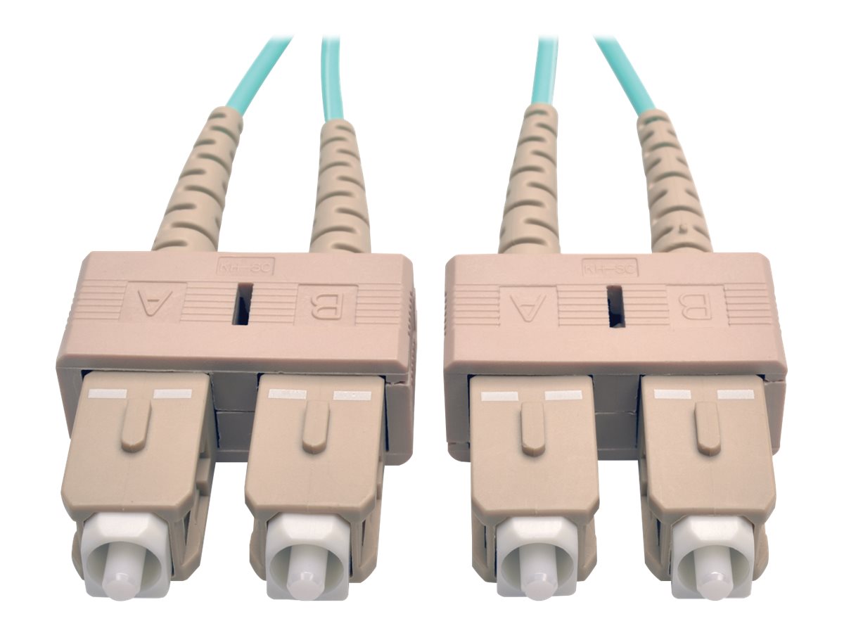 Eaton Tripp Lite Series 10Gb Duplex Multimode 50/125 OM3 LSZH Fiber Patch Cable (SC/SC) - Aqua, 2M (6 ft.) - Patch-Kabel - SC mu