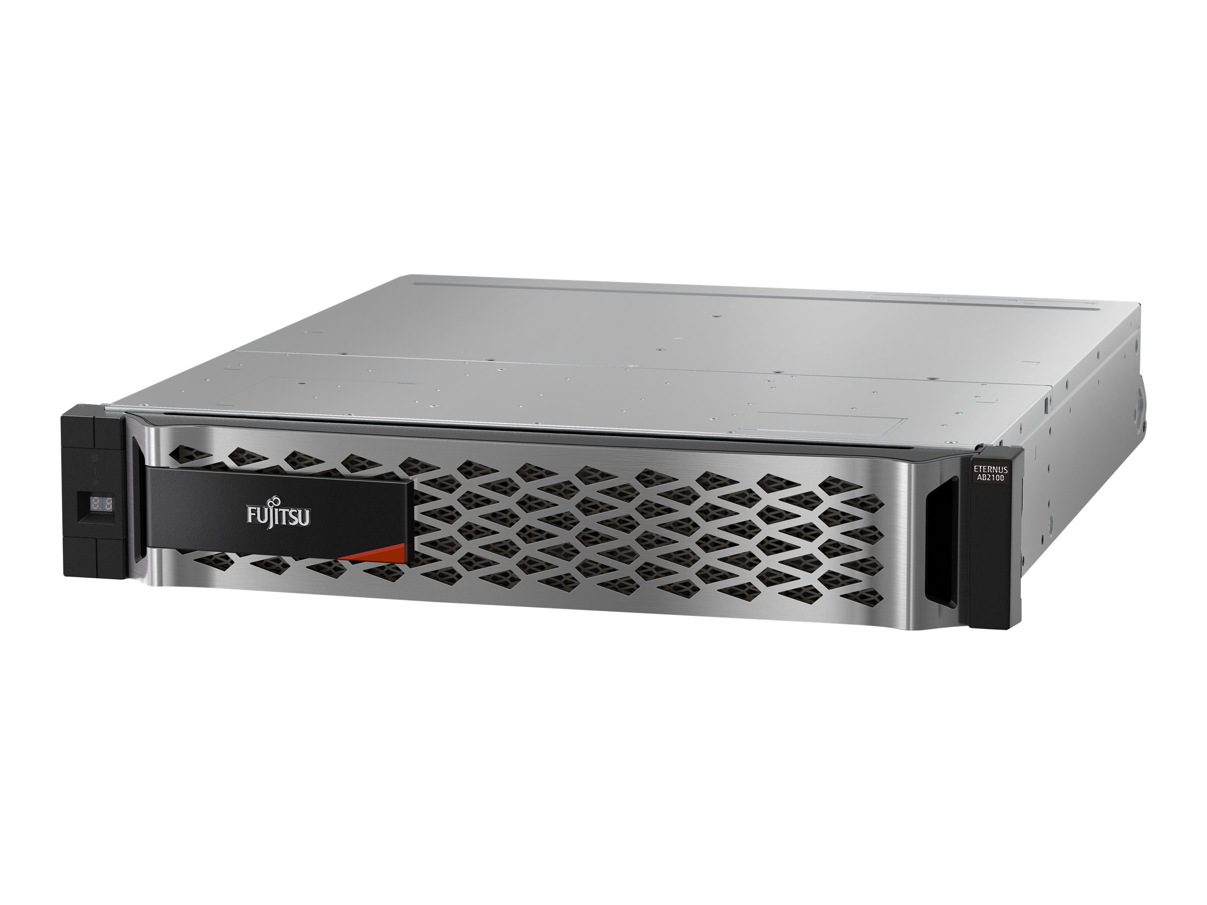 Fujitsu ETERNUS AB 2100 - Solid State Drive Array - 9.6 TB (SAS-3) - SSD 1.6 TB x 6 - iSCSI, 10 Gigabit Ethernet, 16Gb Fibre Cha