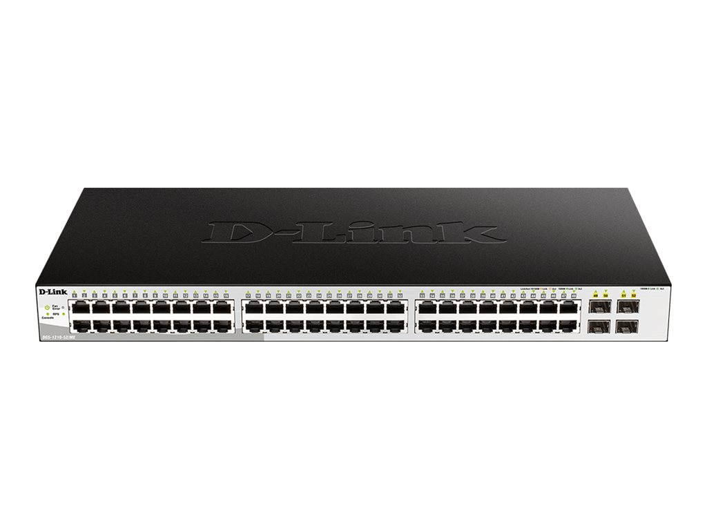 D-Link DGS 1210-52/ME - Switch - managed - 48 x 10/100/1000 + 4 x Gigabit SFP - an Rack montierbar