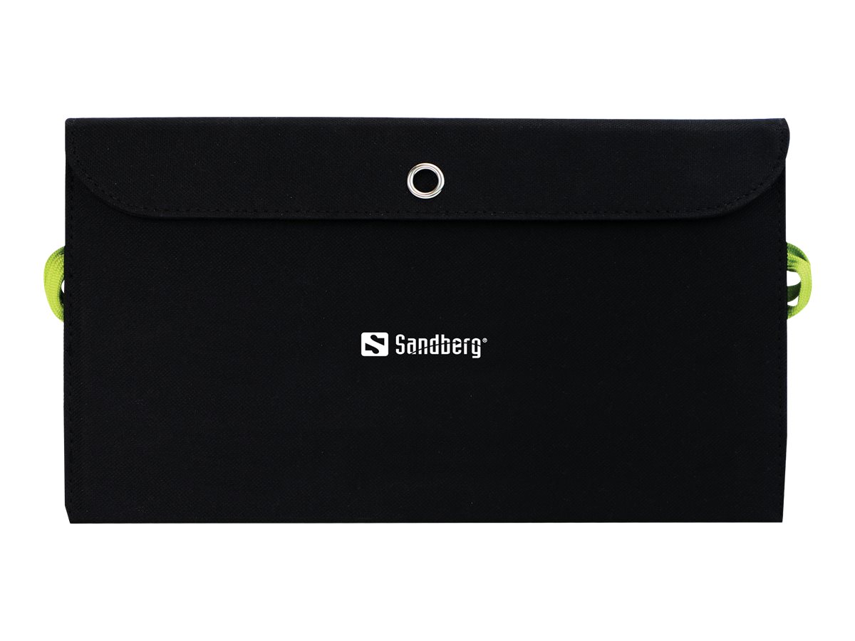 Sandberg Solar Charger - Solar-Powerbank - Li-Pol - 10000 mAh - 21 Watt - 3 A (2 x USB, 24 pin USB-C)