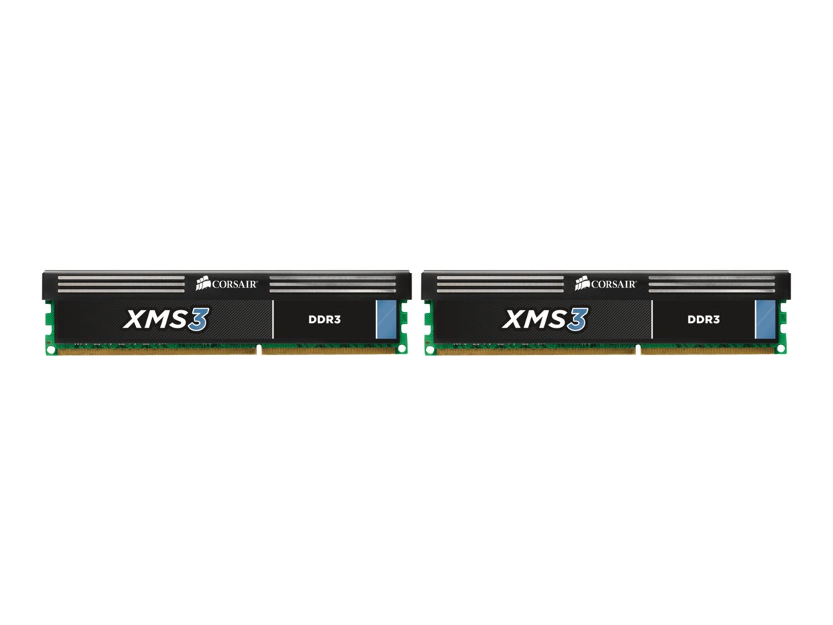 CORSAIR XMS3 - DDR3 - kit - 16 GB: 2 x 8 GB - DIMM 240-PIN - 1600 MHz / PC3-12800