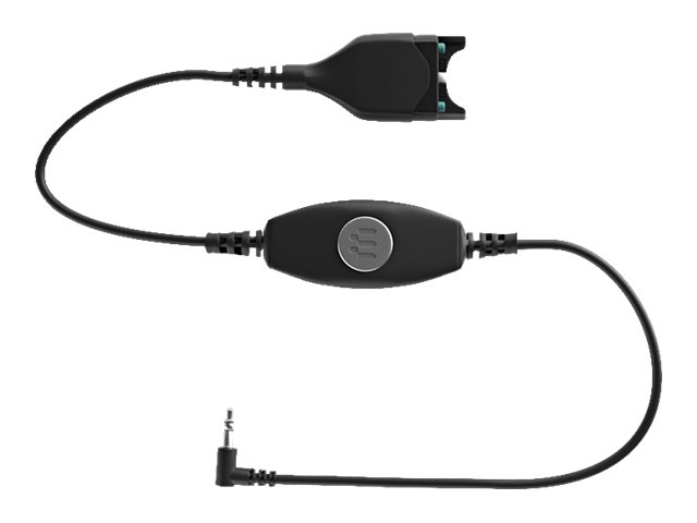 EPOS CMB 01 CTRL - Headset-Kabel - Headsetanschluss mnnlich gerade zu Mini-Stecker mnnlich gewinkelt - 80 cm - Schwarz - fr I