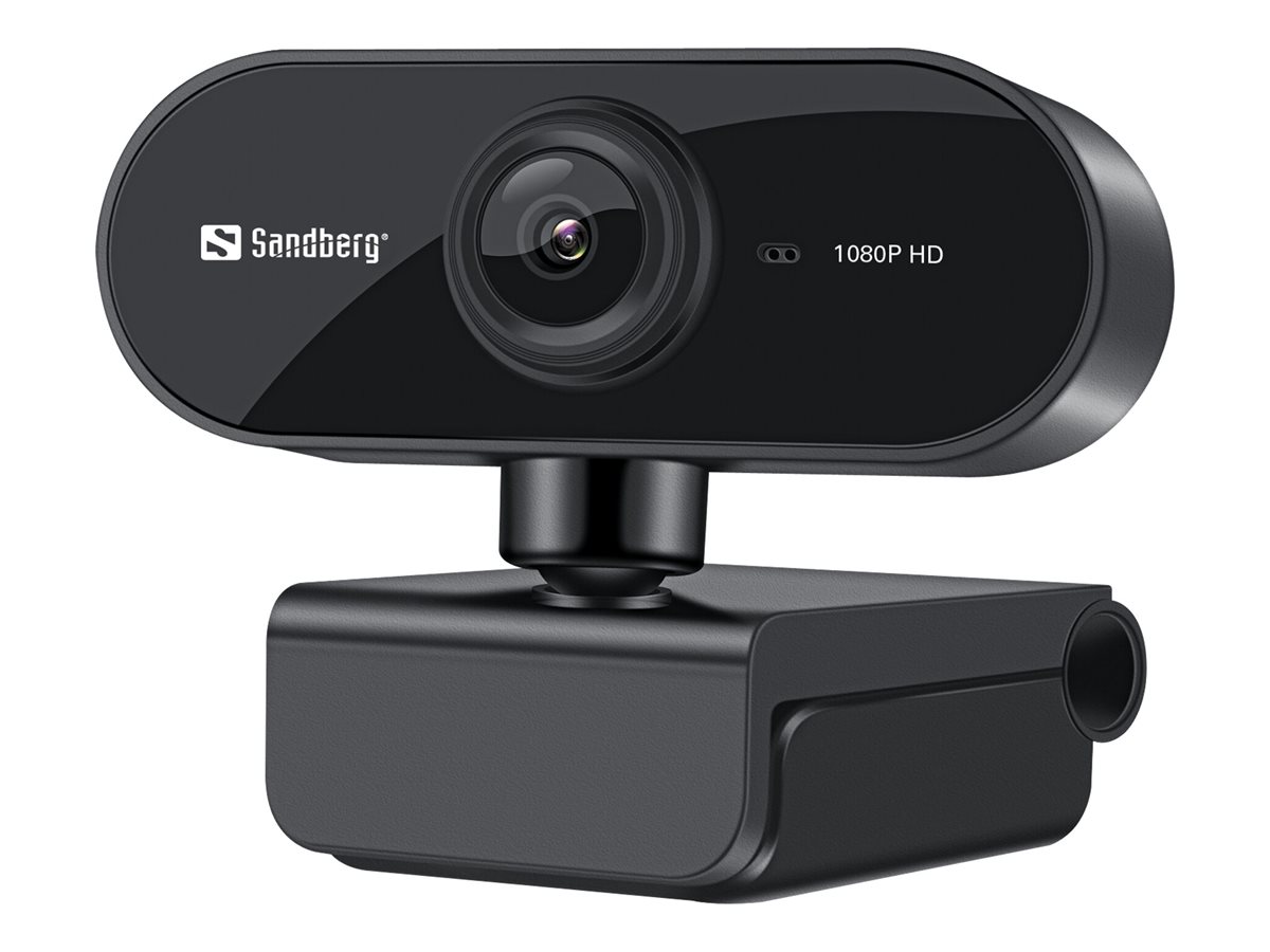 Sandberg USB Webcam Flex - Webcam - Farbe - 2 MP - 1920 x 1080 - 1080p
