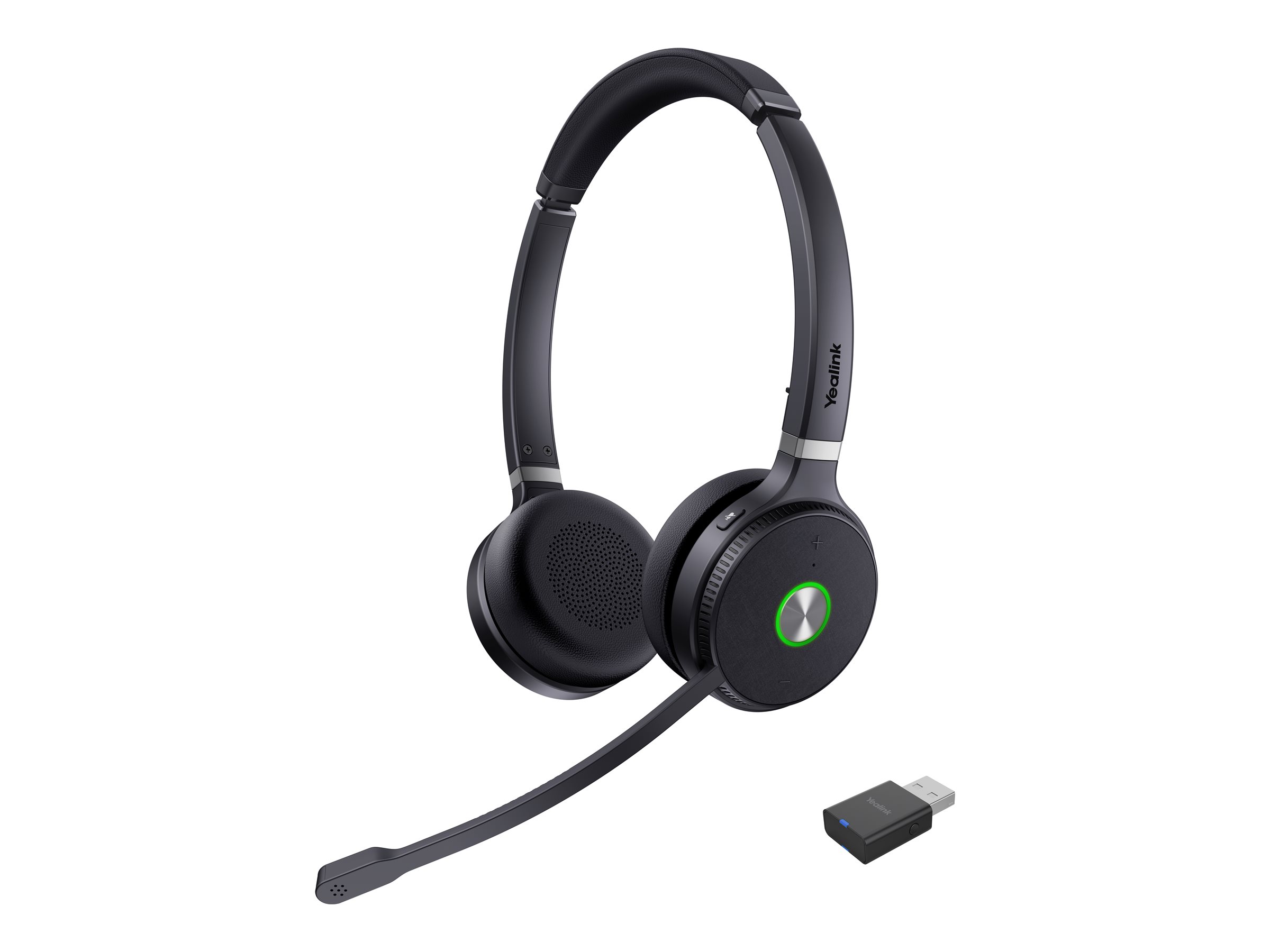 Yealink WH62 Dual Portable UC - Headset - On-Ear - DECT - kabellos - UC-zertifiziert