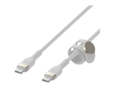 Belkin BOOST CHARGE - USB-Kabel - 24 pin USB-C (M) zu 24 pin USB-C (M) - 3 m - weiss