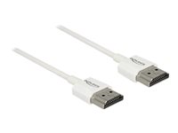 Delock High Speed HDMI with Ethernet - HDMI-Kabel mit Ethernet - HDMI mnnlich zu HDMI mnnlich - 50 cm - Dreifachisolierung - w