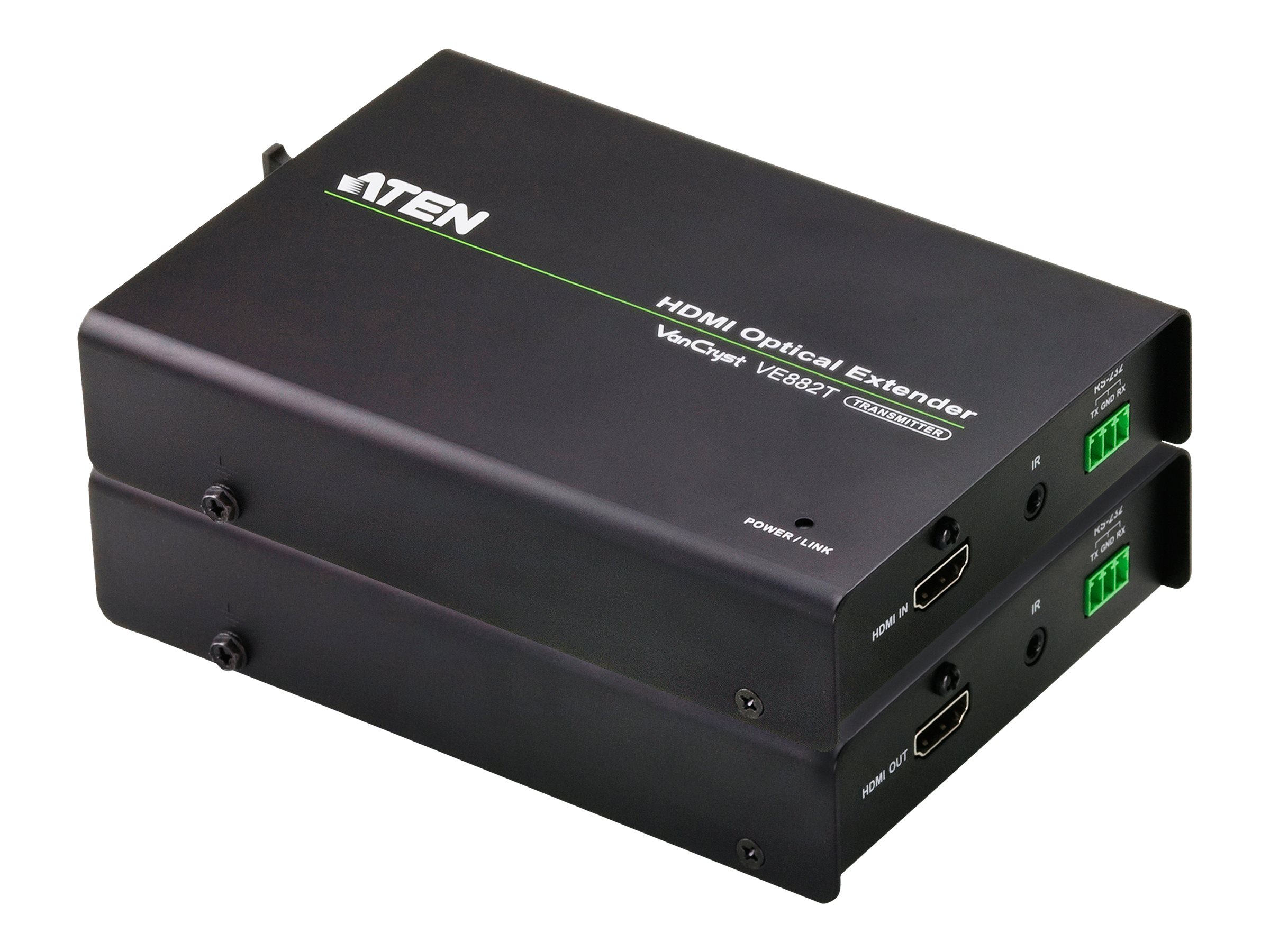 ATEN VanCryst VE882 HDMI Optical Extender Transmitter and Receiver Units - Video-, Audio-, Infrarot- und serielle Erweiterung - 