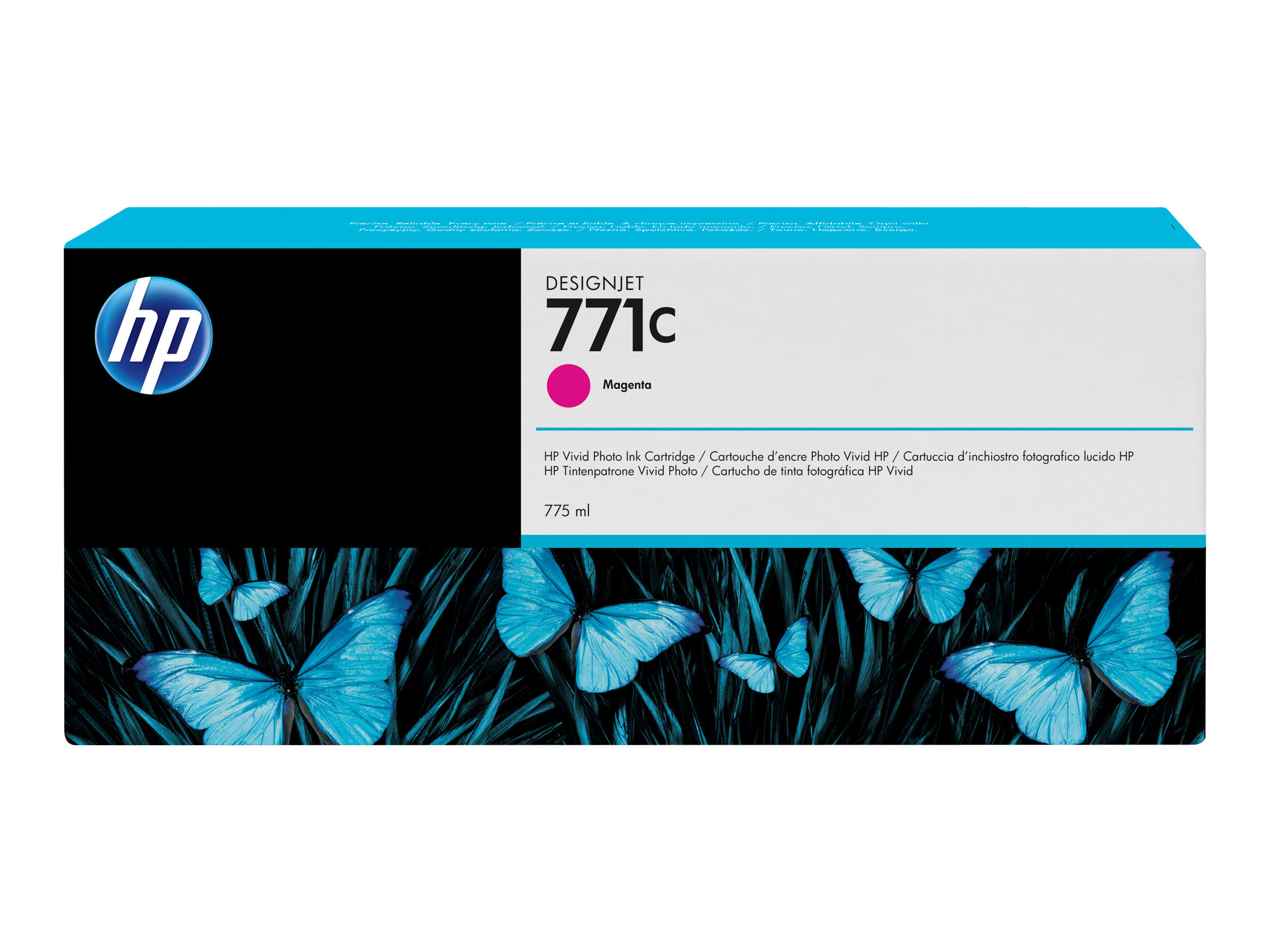 HP 771C - 775 ml - Magenta - Original - Tintenpatrone - fr DesignJet Z6200, Z6600, Z6610, Z6800, Z6810