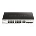 D-Link Web Smart DGS-1210-20 - Switch - 16 x 10/100/1000 + 4 x Gigabit SFP - Desktop, an Rack montierbar - AC 100/230 V