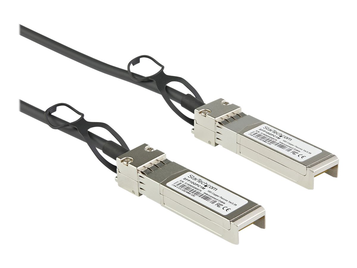 StarTech.com DACSFP10G3M SFP+ Kabel (3m, 10 GbE, Dell EMC DAC-SFP-10G-2M kompatibles SFP+ Kabel, Passives Kupfer DAC Kabel, Mini