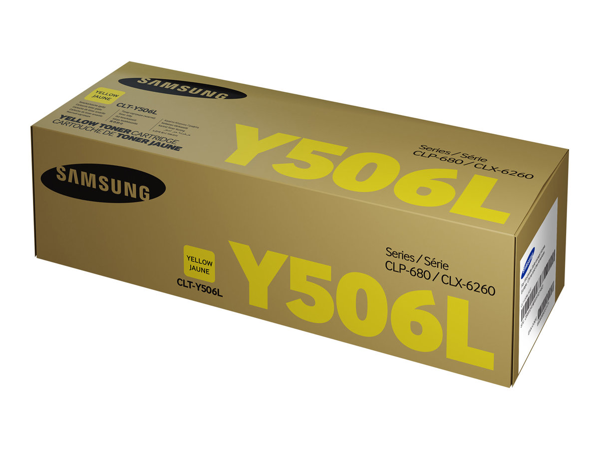 Samsung CLT-Y506L - Hohe Ergiebigkeit - Gelb - Original - Tonerpatrone (SU515A) - fr Samsung CLP-680DW, CLP-680ND, CLX-6260FD, 
