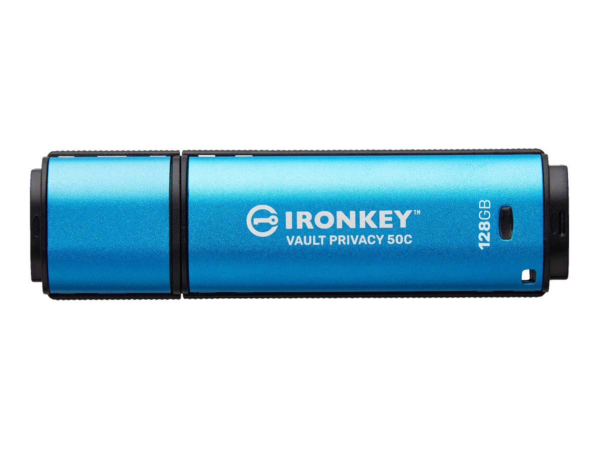 Kingston IronKey Vault Privacy 50C - USB-Flash-Laufwerk - verschlsselt - 256 GB - USB-C 3.2 Gen 1 - TAA-konform