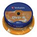 Verbatim - 25 x DVD-R - 4.7 GB 16x - mattsilber - Spindel