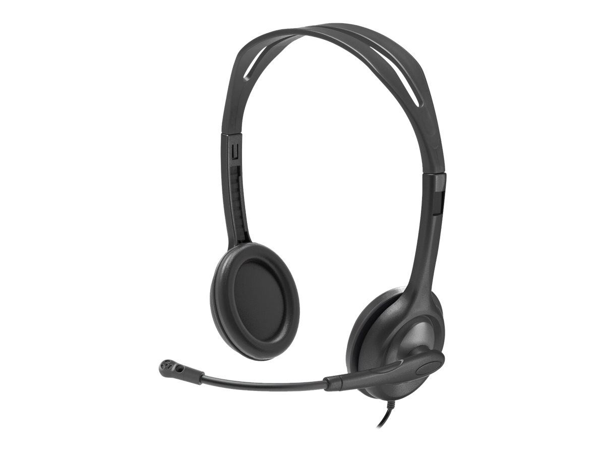 Logitech H111 - Headset - On-Ear - kabelgebunden - 3,5 mm Stecker