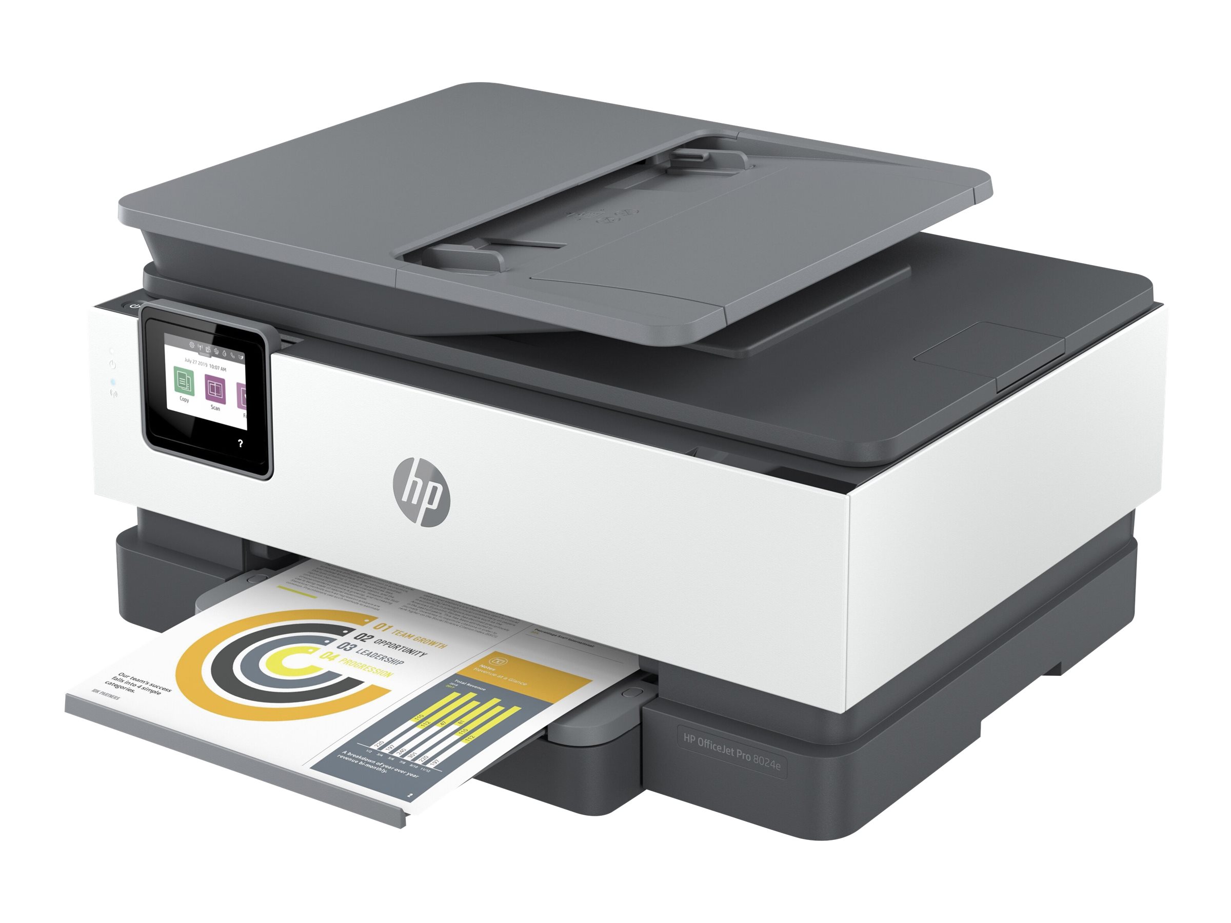 HP Officejet Pro 8024e All-in-One - Multifunktionsdrucker - Farbe - Tintenstrahl - 216 x 297 mm (Original) - A4/Legal (Medien)