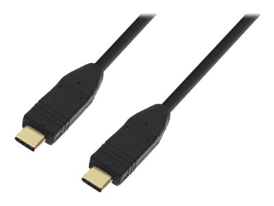 M-CAB PREMIUM - USB-Kabel - USB-C (M) zu USB-C (M) - 2 m - Schwarz