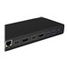 ICY BOX IB-DK2245AC - Dockingstation - USB-C / Thunderbolt 3 - 2 x HDMI, 2 x DP - GigE - 100 Watt