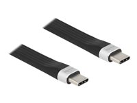 Delock - USB-Kabel - USB-C (M) zu USB-C (M) - USB 3.2 Gen 2 - 3 A - 13.5 cm