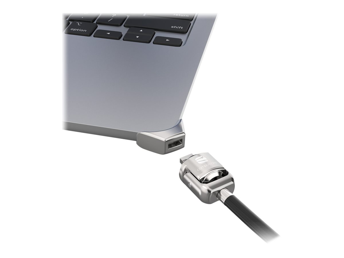 Compulocks Ledge Lock Adapter for MacBook Air M2 2022 with Keyed Lock - Sicherheitsschlossadapter - mit Schlssel-Kabelschloss -