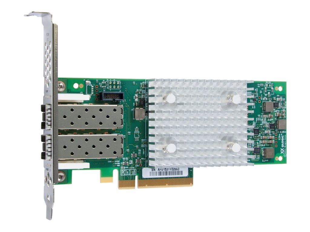 Lenovo ThinkSystem QLogic QLE2742 - Hostbus-Adapter - PCIe 3.0 x8 Low-Profile - 32Gb Fibre Channel SFP+ x 2 - fr ThinkSystem SD