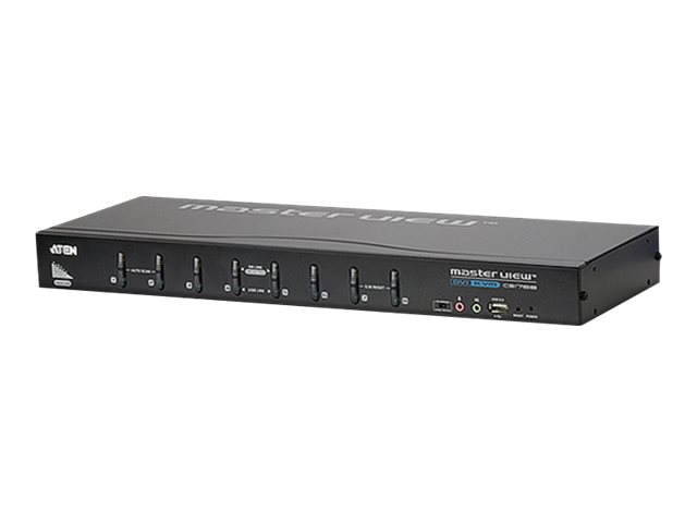 ATEN CS1768 - KVM-/Audio-/USB-Switch - 8 x KVM/Audio - 1 lokaler Benutzer - an Rack montierbar