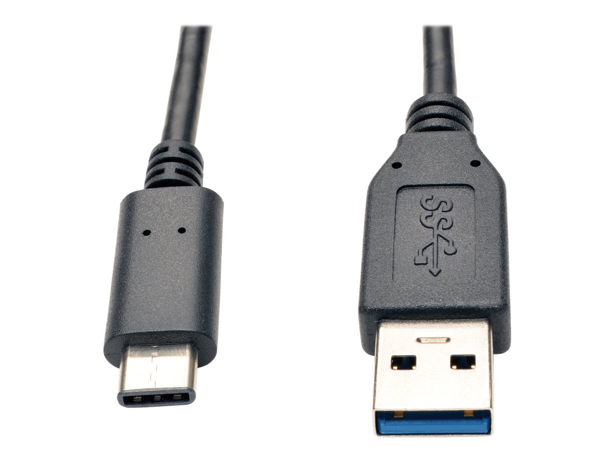 Eaton Tripp Lite Series USB-C to USB-A Cable (M/M), USB 3.2 Gen 1 (5 Gbps), Thunderbolt 3 Compatible, 3 ft. (0.91 m) - USB-Kabel